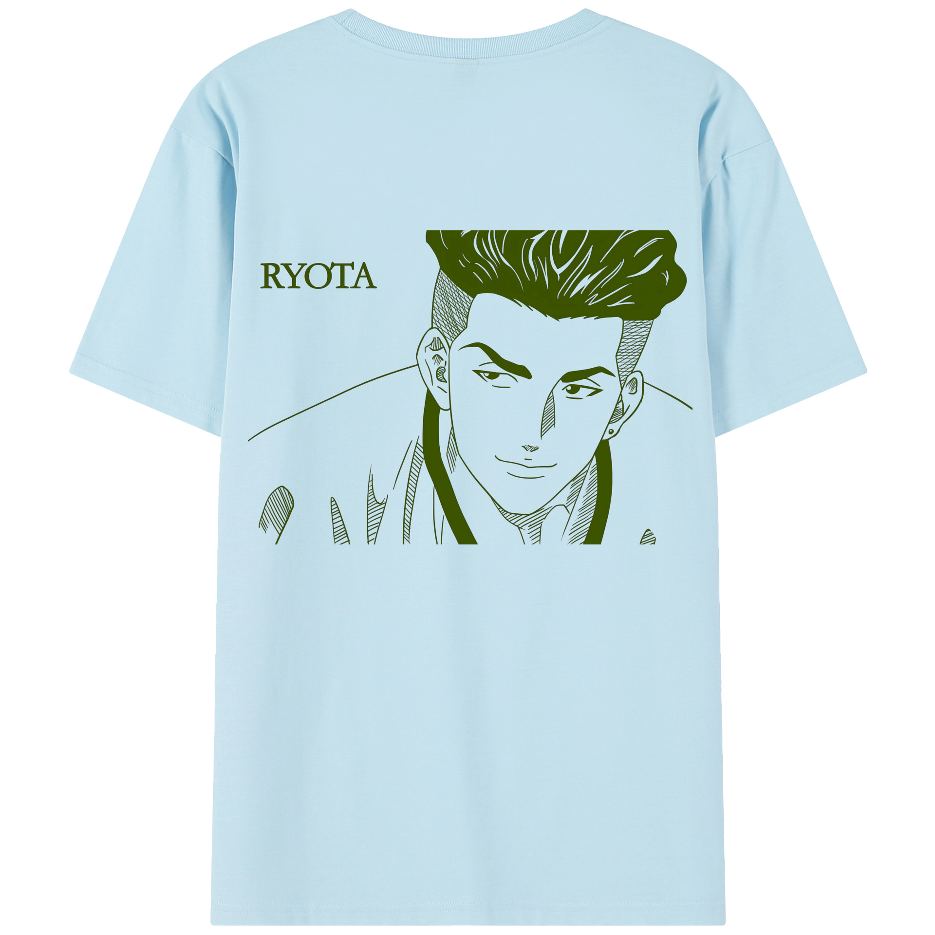 SLAM DUNK／スラムダンク 綿100％半袖Tシャツ（背面プリント）